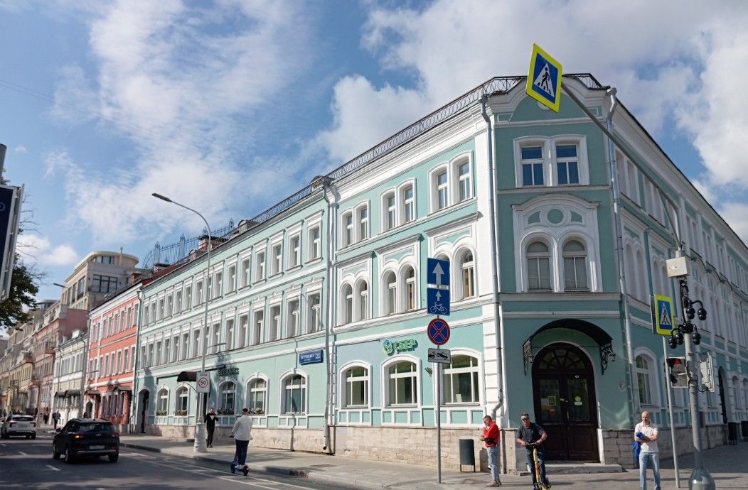 фасад дома, здание по адресу г Москва, Петровский б-р, д 23